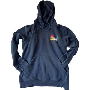 North Shores Navy Graphic Hoodie Pullover Surf Style Streetwear